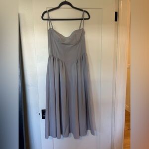 Elegant Gray Women's Dress